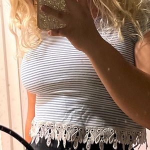 Brandy vibes crop top